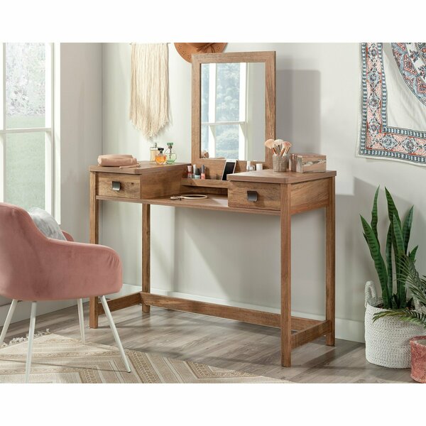 Sauder Cannery Bridge Vanity , Framed mirror allows you to get ready in the bedroom 433486